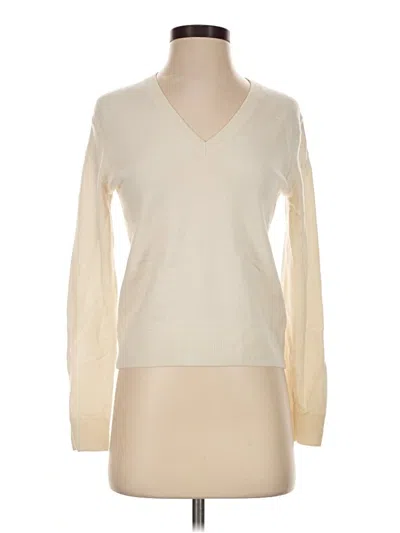 Pre-owned Uniqlo Pullover Sweater In Ivory