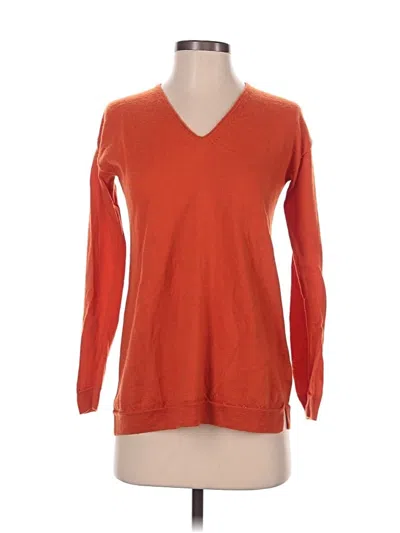 Pre-owned Uniqlo Pullover Sweater In Orange