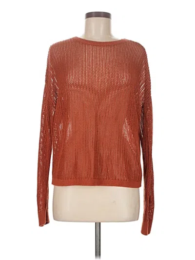 Pre-owned Uniqlo Pullover Sweater In Orange