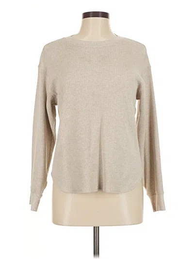 Pre-owned Uniqlo Pullover Sweater In Tan