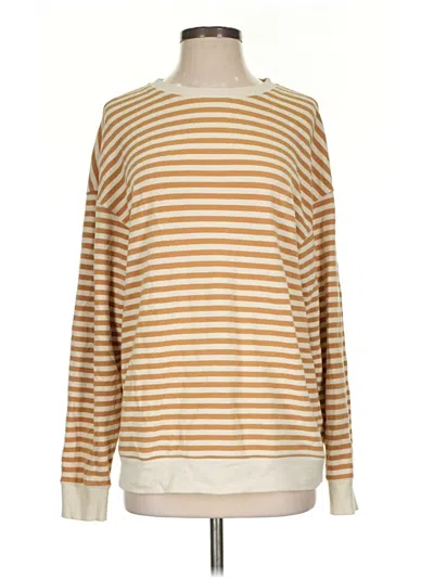 Pre-owned Uniqlo Pullover Sweater In Tan