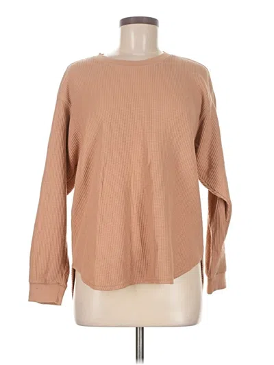 Pre-owned Uniqlo Pullover Sweater In Tan