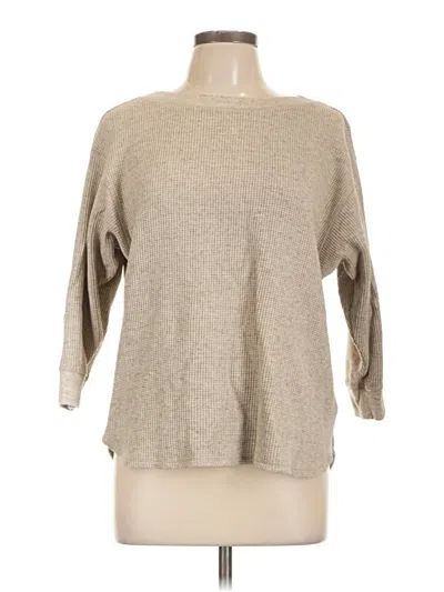 Pre-owned Uniqlo Pullover Sweater In Tan