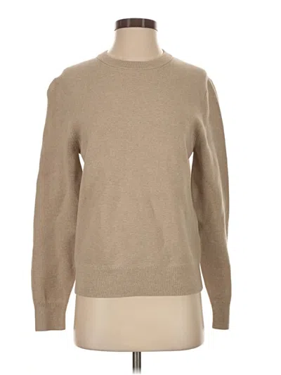 Pre-owned Uniqlo Pullover Sweater In Tan
