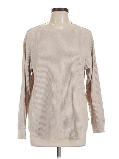 Pre-owned Uniqlo Pullover Sweater In Tan