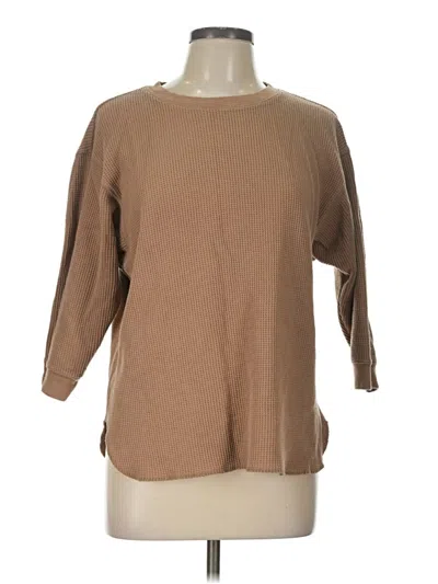 Pre-owned Uniqlo Pullover Sweater In Tan