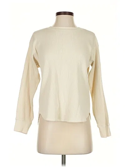 Pre-owned Uniqlo Pullover Sweater In White