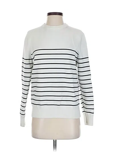 Pre-owned Uniqlo Pullover Sweater In White