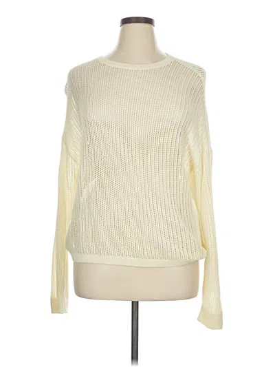 Pre-owned Uniqlo Pullover Sweater In White