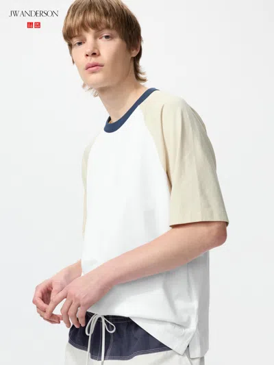 Uniqlo Raglan T-shirt White 2xl  Us