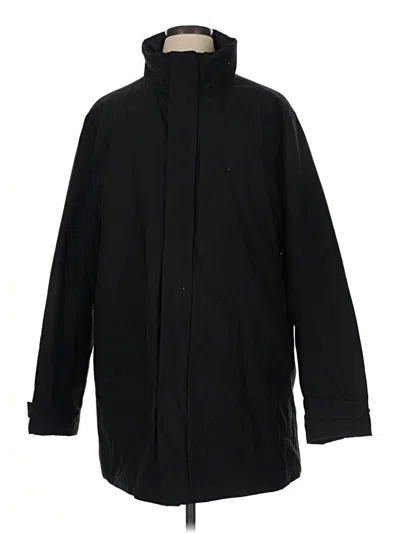 Pre-owned Uniqlo Raincoat In Black