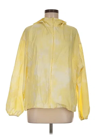 Pre-owned Uniqlo Raincoat In Yellow