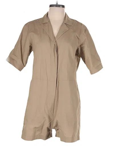Pre-owned Uniqlo Romper In Brown