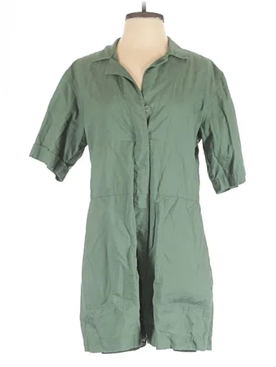 Pre-owned Uniqlo Romper In Green