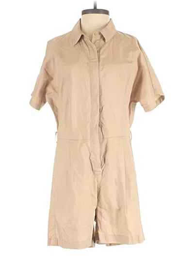 Pre-owned Uniqlo Romper In Tan
