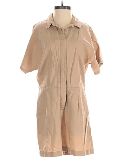 Pre-owned Uniqlo Romper In Tan
