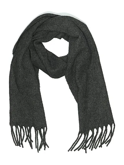 Pre-owned Uniqlo Scarf In Gray