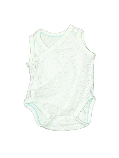 Pre-owned Uniqlo Kids' Short Sleeve Onesie In Green