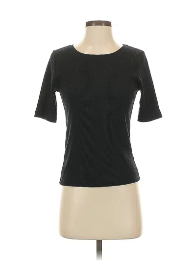 Pre-owned Uniqlo Short Sleeve T-shirt In Black