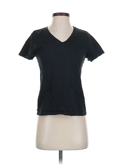 Pre-owned Uniqlo Short Sleeve T-shirt In Black