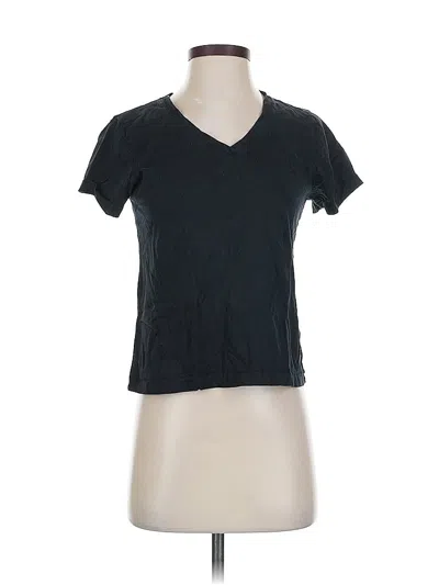 Pre-owned Uniqlo Short Sleeve T-shirt In Black