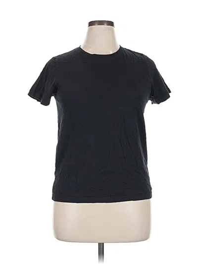 Pre-owned Uniqlo Short Sleeve T-shirt In Black