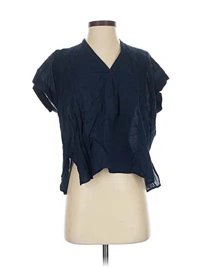 Pre-owned Uniqlo Short Sleeve T-shirt In Blue