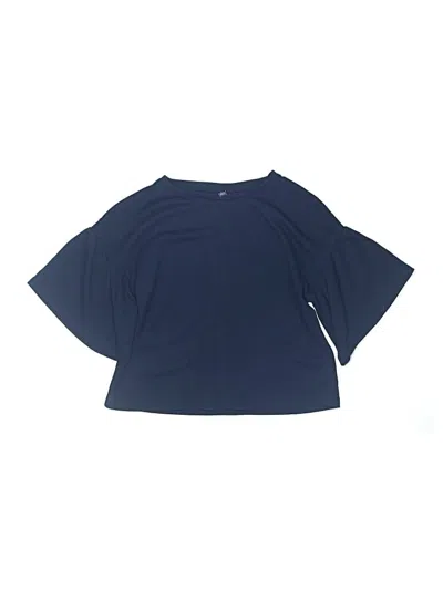 Pre-owned Uniqlo Kids' Short Sleeve T-shirt In Blue