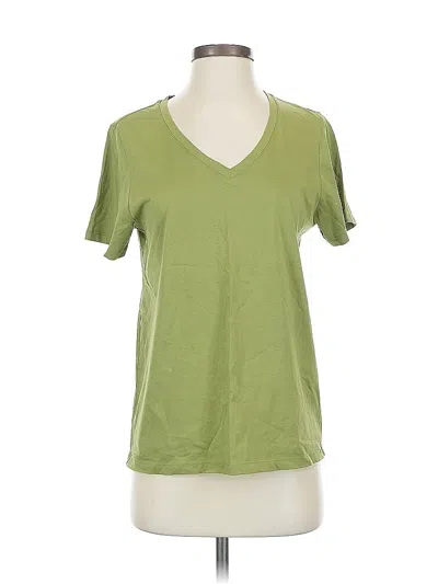 Pre-owned Uniqlo Short Sleeve T-shirt In Green