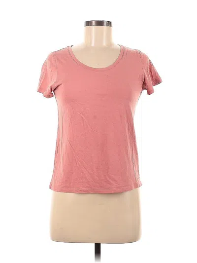 Pre-owned Uniqlo Short Sleeve T-shirt In Pink