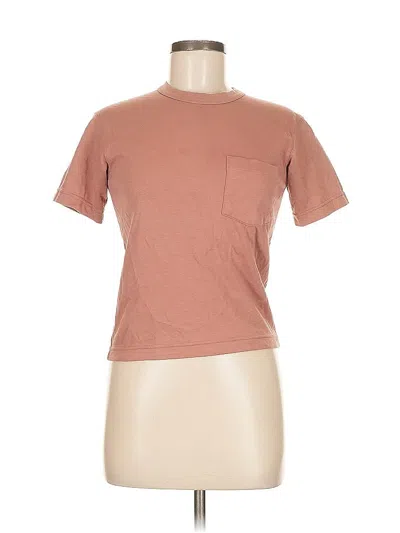 Pre-owned Uniqlo Short Sleeve T-shirt In Pink