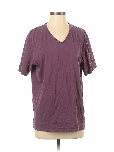 Pre-owned Uniqlo Short Sleeve T-shirt In Purple