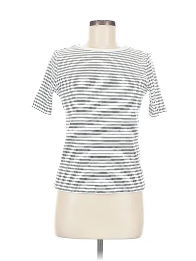 Pre-owned Uniqlo Short Sleeve T-shirt In Silver