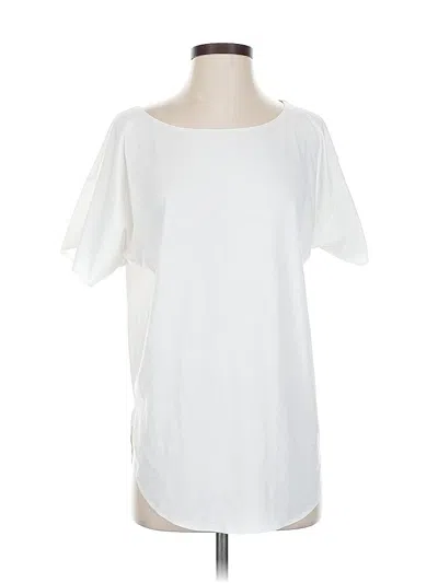 Pre-owned Uniqlo Short Sleeve T-shirt In White