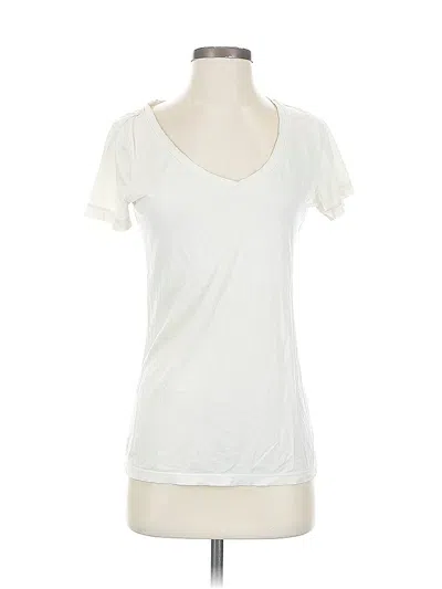 Pre-owned Uniqlo Short Sleeve T-shirt In White