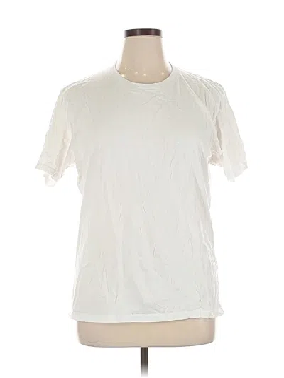 Pre-owned Uniqlo Short Sleeve T-shirt In White