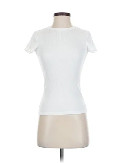 Pre-owned Uniqlo Short Sleeve T-shirt In White