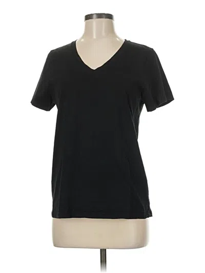 Pre-owned Uniqlo Short Sleeve T-shirt In Black