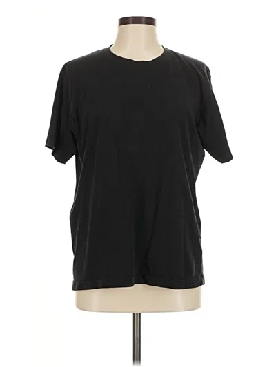 Pre-owned Uniqlo Short Sleeve T-shirt In Black