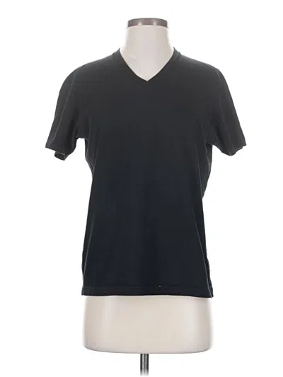 Pre-owned Uniqlo Short Sleeve T-shirt In Black
