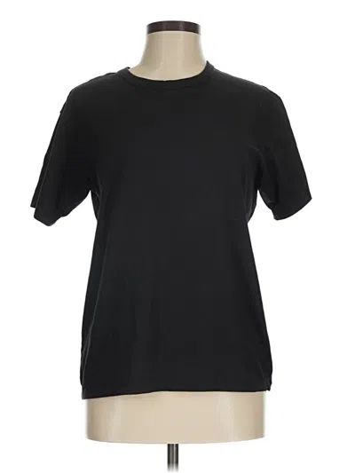 Pre-owned Uniqlo Short Sleeve T-shirt In Black