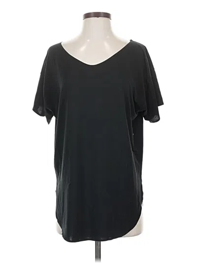 Pre-owned Uniqlo Short Sleeve T-shirt In Black