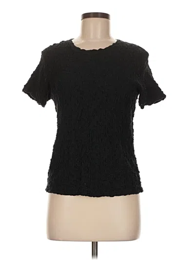 Pre-owned Uniqlo Short Sleeve T-shirt In Black