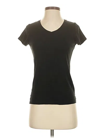 Pre-owned Uniqlo Short Sleeve T-shirt In Black