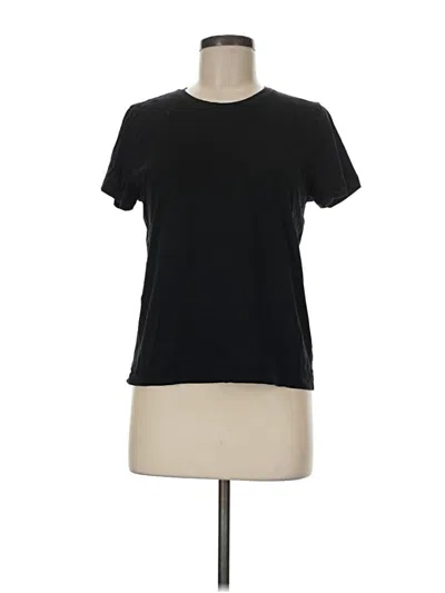 Pre-owned Uniqlo Short Sleeve T-shirt In Black