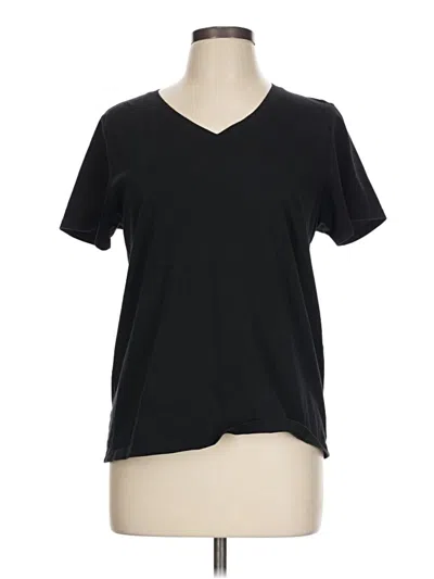 Pre-owned Uniqlo Short Sleeve T-shirt In Black