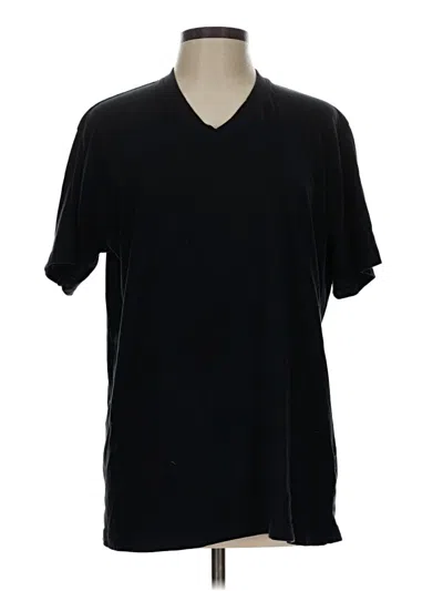 Pre-owned Uniqlo Short Sleeve T-shirt In Black