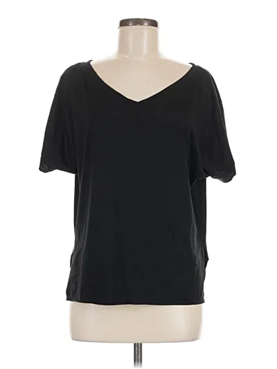 Pre-owned Uniqlo Short Sleeve T-shirt In Black