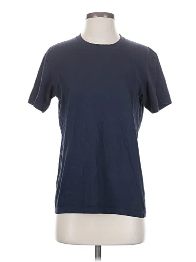 Pre-owned Uniqlo Short Sleeve T-shirt In Blue
