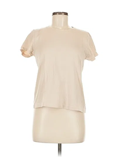 Pre-owned Uniqlo Short Sleeve T-shirt In Brown
